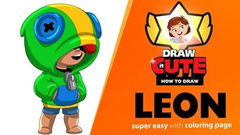 How to Draw Leon from Brawl Stars